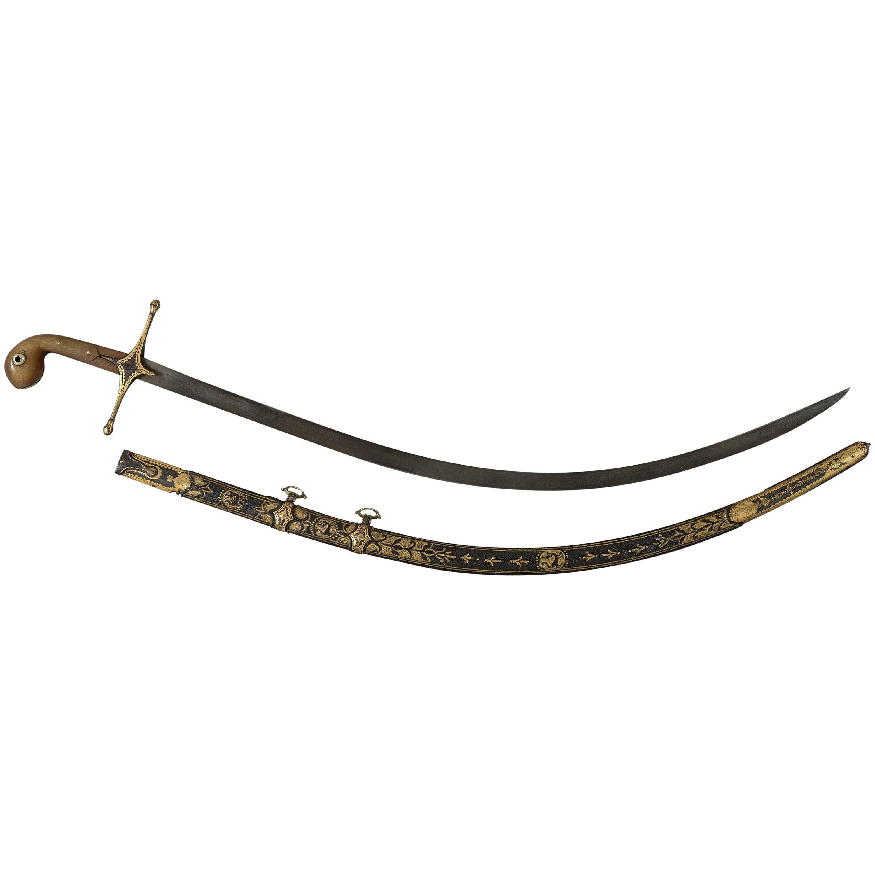 Oriental Saber, Late 18th Century For Sale