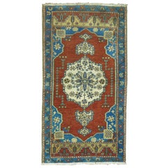 Vintage Turkish Oushak Rug