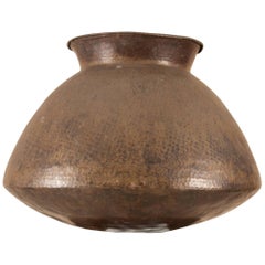 Early 20th Century Brass Urn or Vessel from India