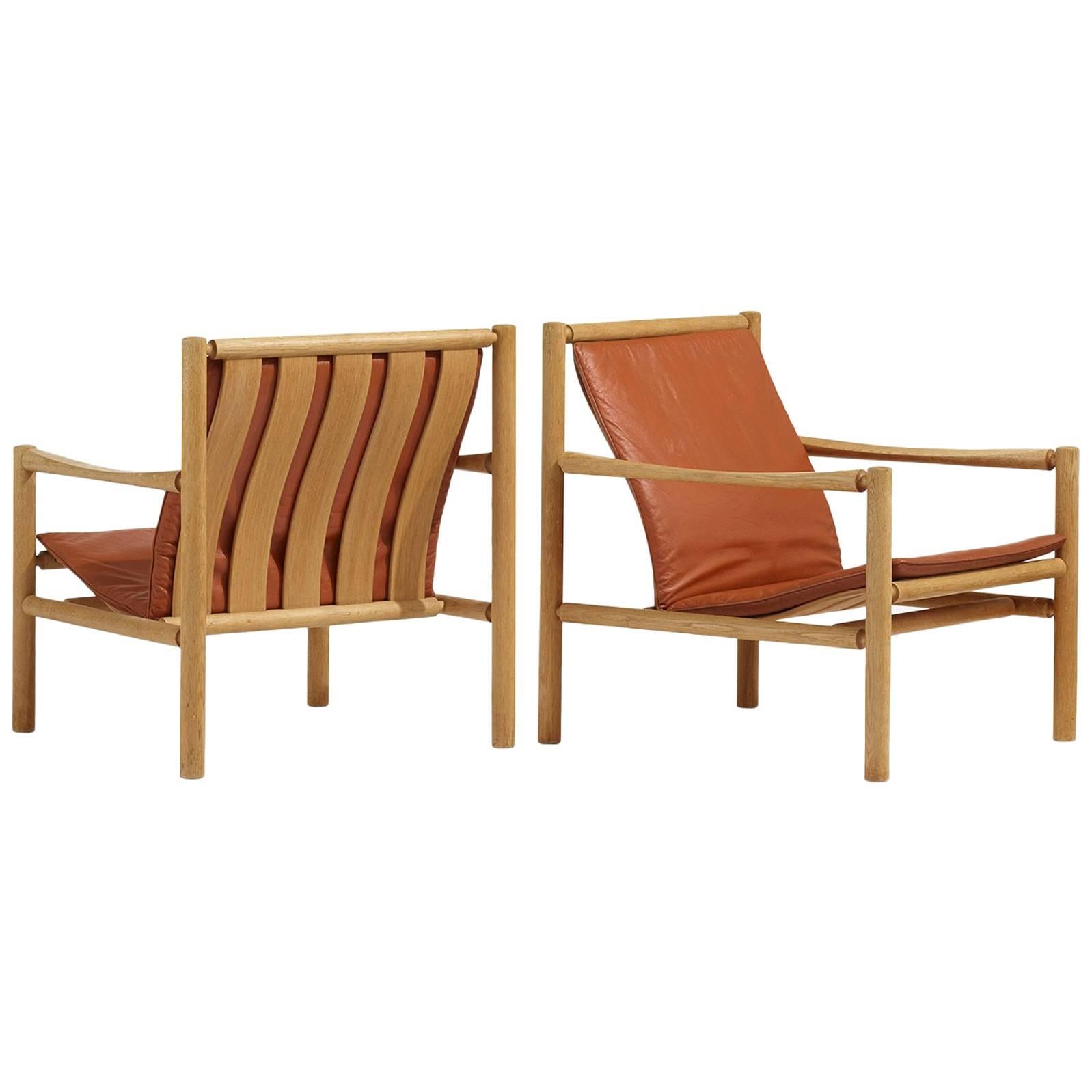 Pair of Lounge Chairs by Jorgen Nilsson for J.H. Johansens Eftf For Sale