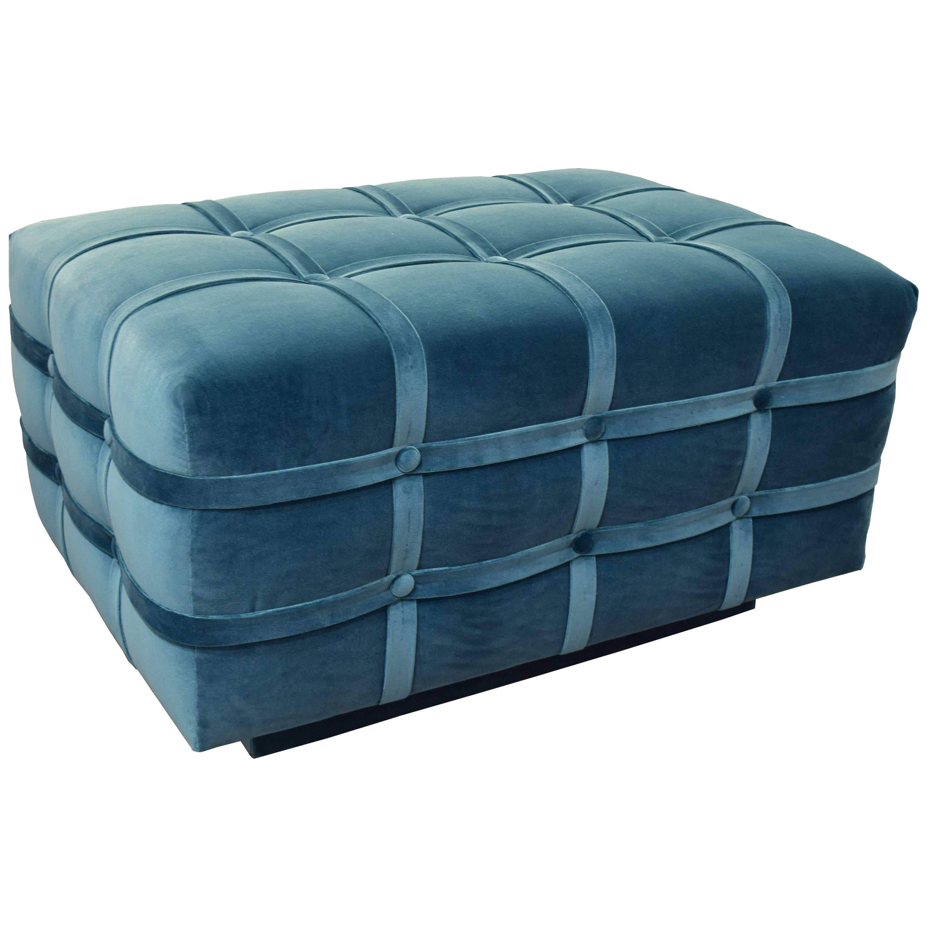 Soho Strapped Ottoman For Sale