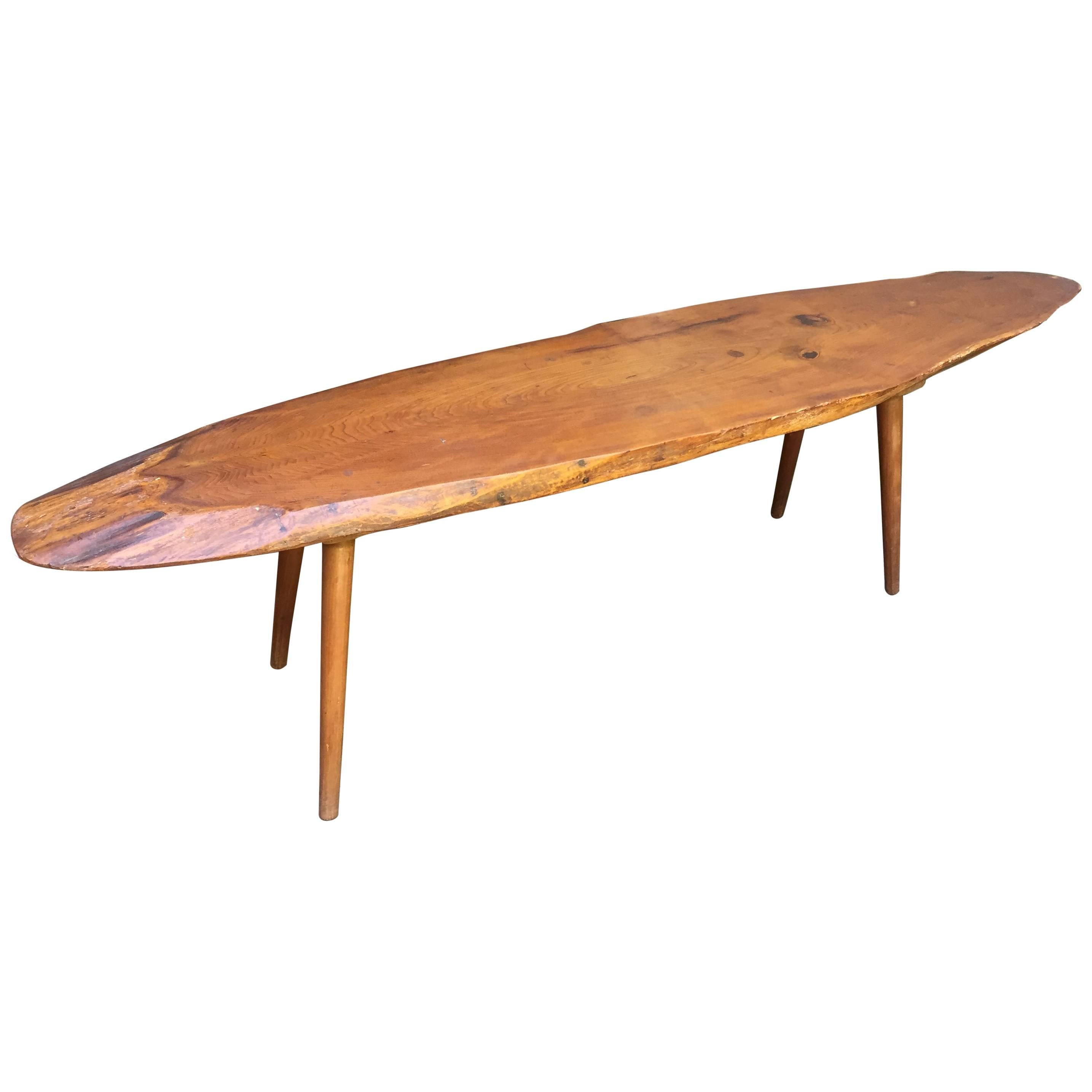 Roy Sheldon Free Edge Cocktail or Coffee Table For Sale