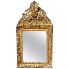 Petite French Water Gilt Mirror