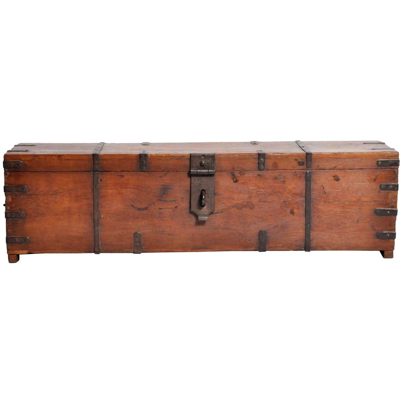 Sirchie Rifle Box Vintage Rifle Box with Metal Trim at 1stDibs | wood rifle box, rifle ...