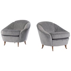 Pair of Italian Lounge Chairs