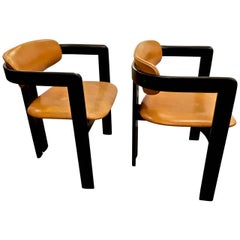 Pair Afra and Tobia Scarpa Pigreco Chairs