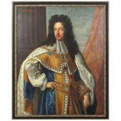 Oil on Canvas Portrait of King Charles II
