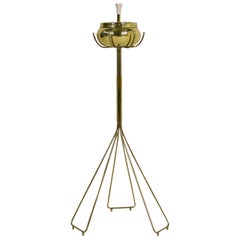 1950s Tripod Vintage Brass Ashtray Mid-Century Modern in Bosse Style
