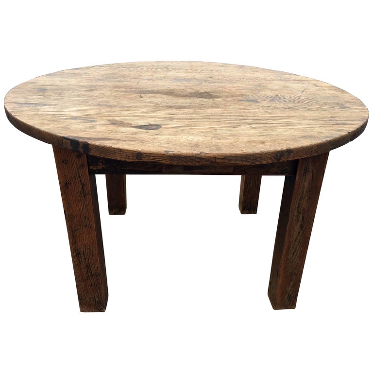 table round redding Table at For Rustic Sale Round Oak 1stdibs Coffee table round redding Table at For Rustic Sale Round Oak 1stdibs Coffee