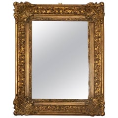 Early 20th Century Baroque Style, Century Style Giltwood Carved Mirror
