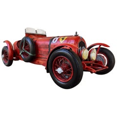 Large Painted Sculpture "1933 Scuderia Ferrari Monza" Alfa Romeo Paul Jacobsen