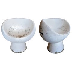 Pair of Willy Guhl Pod Chairs 8
