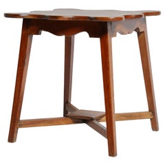 British Colonial Side Table with Four Legs