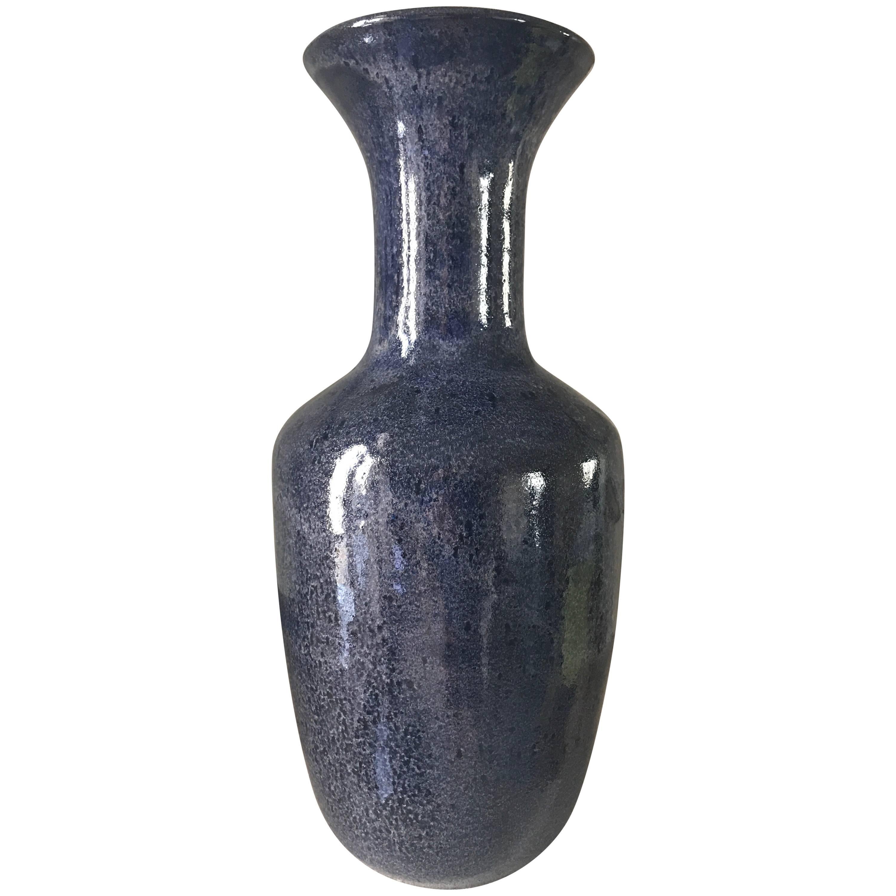Handmade Modern, Custom Glazed Ceramic Vase #2, Vessel, Decorative Object For Sale