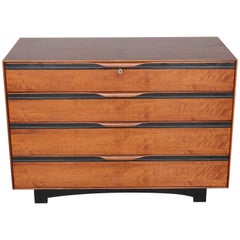 Walnut Four-Drawer Dresser by John Kapel for Glenn of California