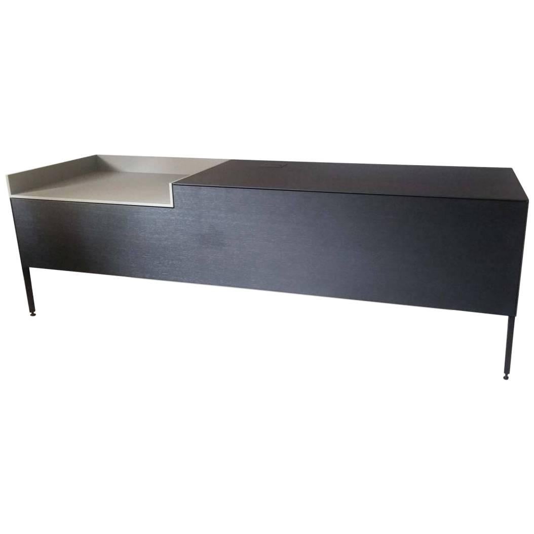 Sideboard "Inmotion" by Manufacturer MDF Italia in Wood and Steel For Sale