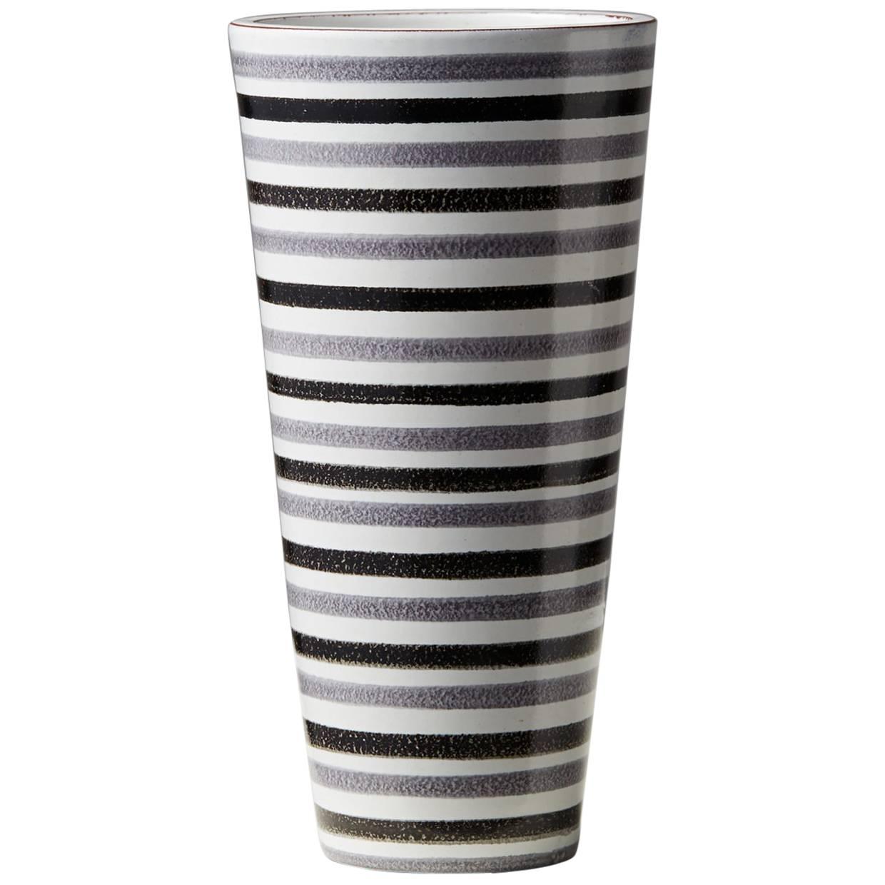 Vase Designed by Stig Lindberg for Gustavsberg, Sweden, 1950s