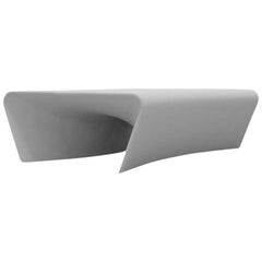 Retro "Piaffe'' White or Light Grey Coffee Table by L. and R. Palomba for Driade