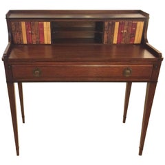 Classic Mahogany and Tooled Leather Writing Desk