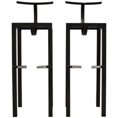 Sarapis Two Bar Stools Philippe Starck