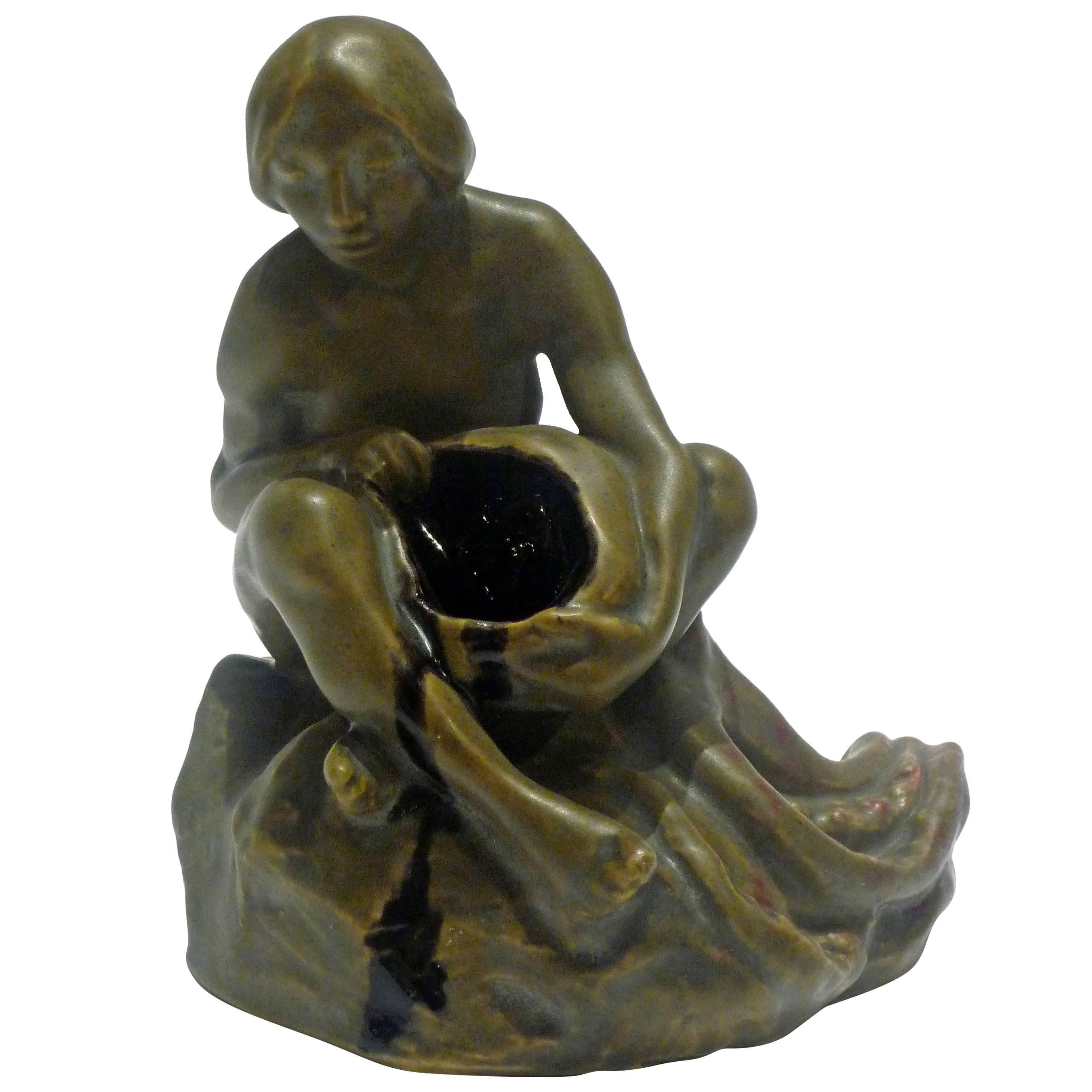 François-Rupert Carabin, "Femme Pieuvre", an Art Nouveau Inkwell For Sale