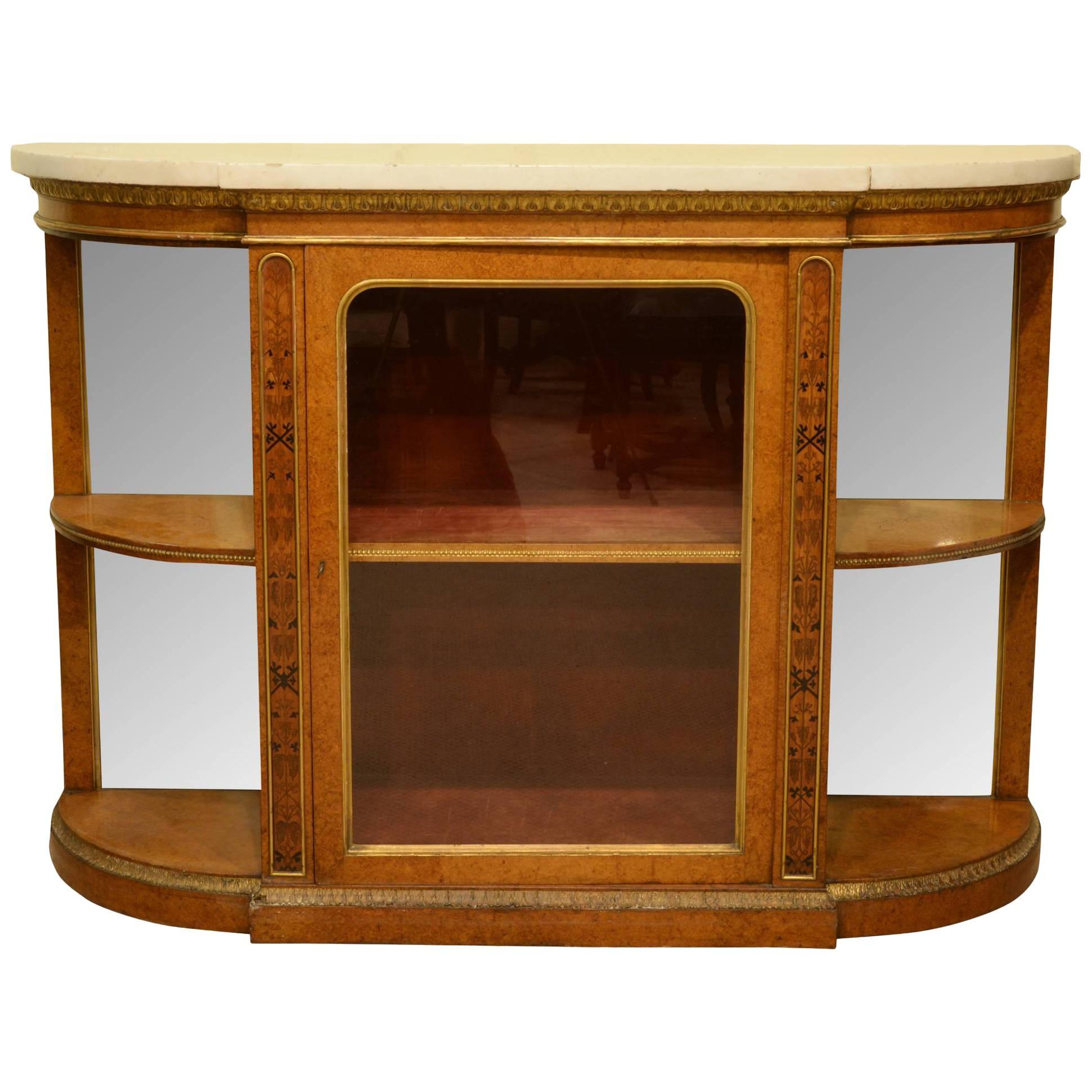 George IV Maple Credenza with Marble Top