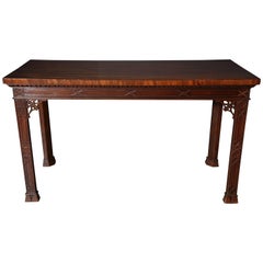 Irish Mahogany Console Table