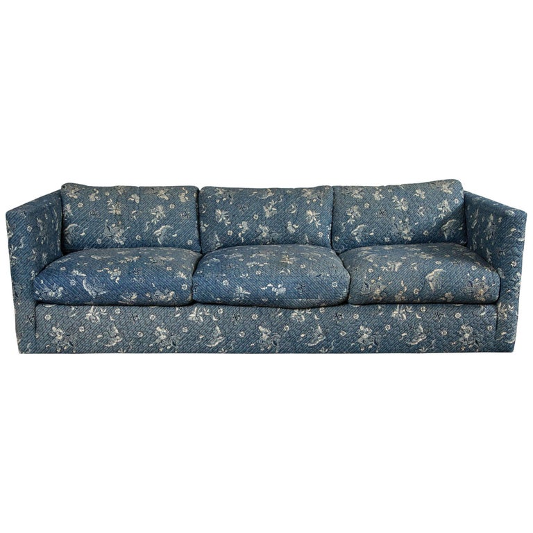 Milo Baughman Style Lawson Sofa For At 1stdibs Milo Baughman Style Lawson Sofa For