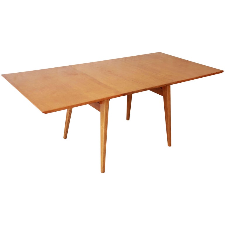 Early Jens Risom MidCentury Modern Maple Dining Table at 1stDibs