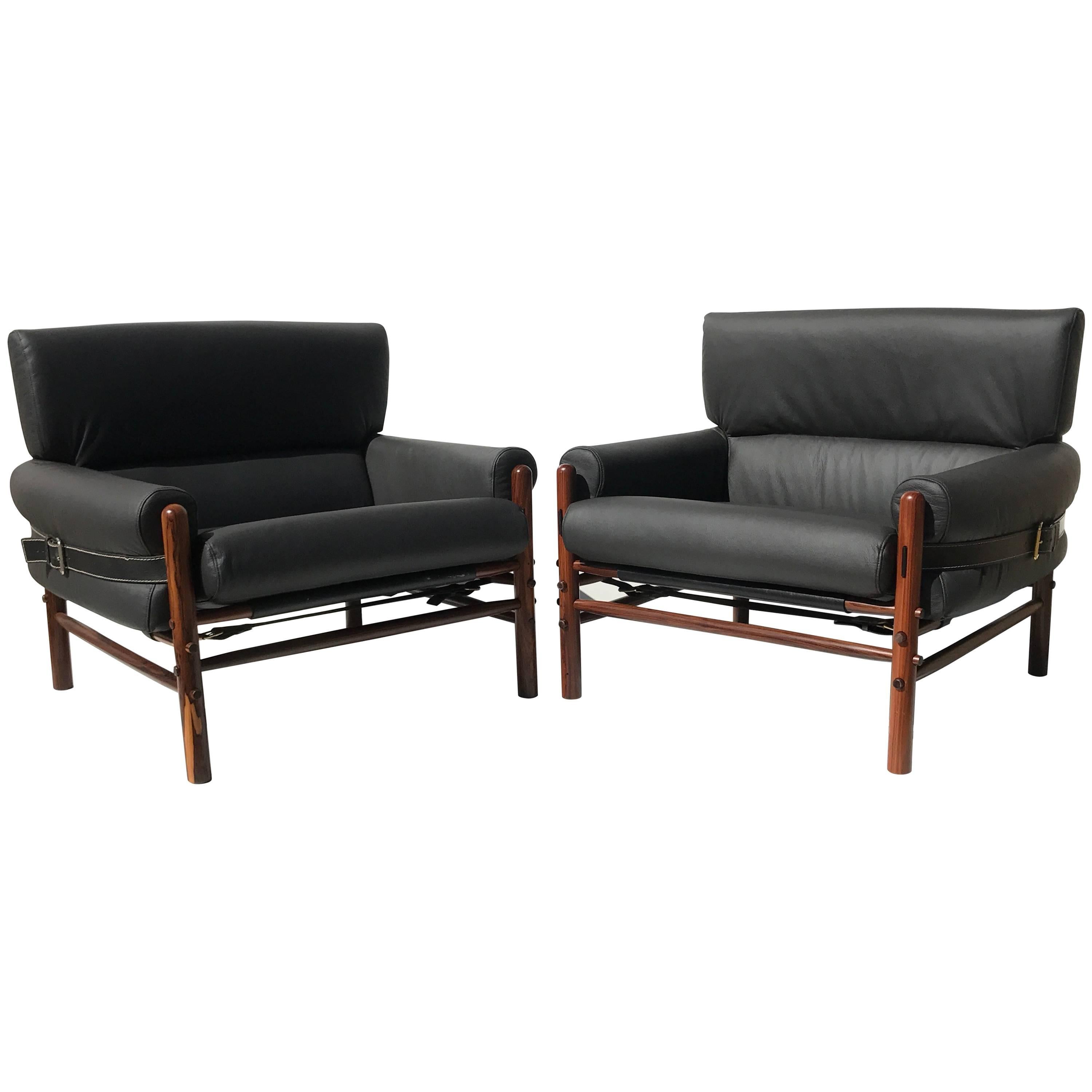 Pair of Arne Norell Kontiki Lounge Chairs