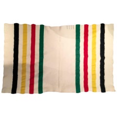Vintage Pendelton Glacier National Park Striped Blanket
