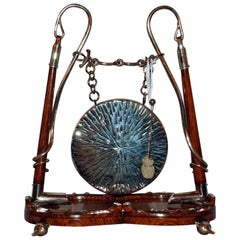 Antique English Victorian Fox Hunt Gong, circa 1880