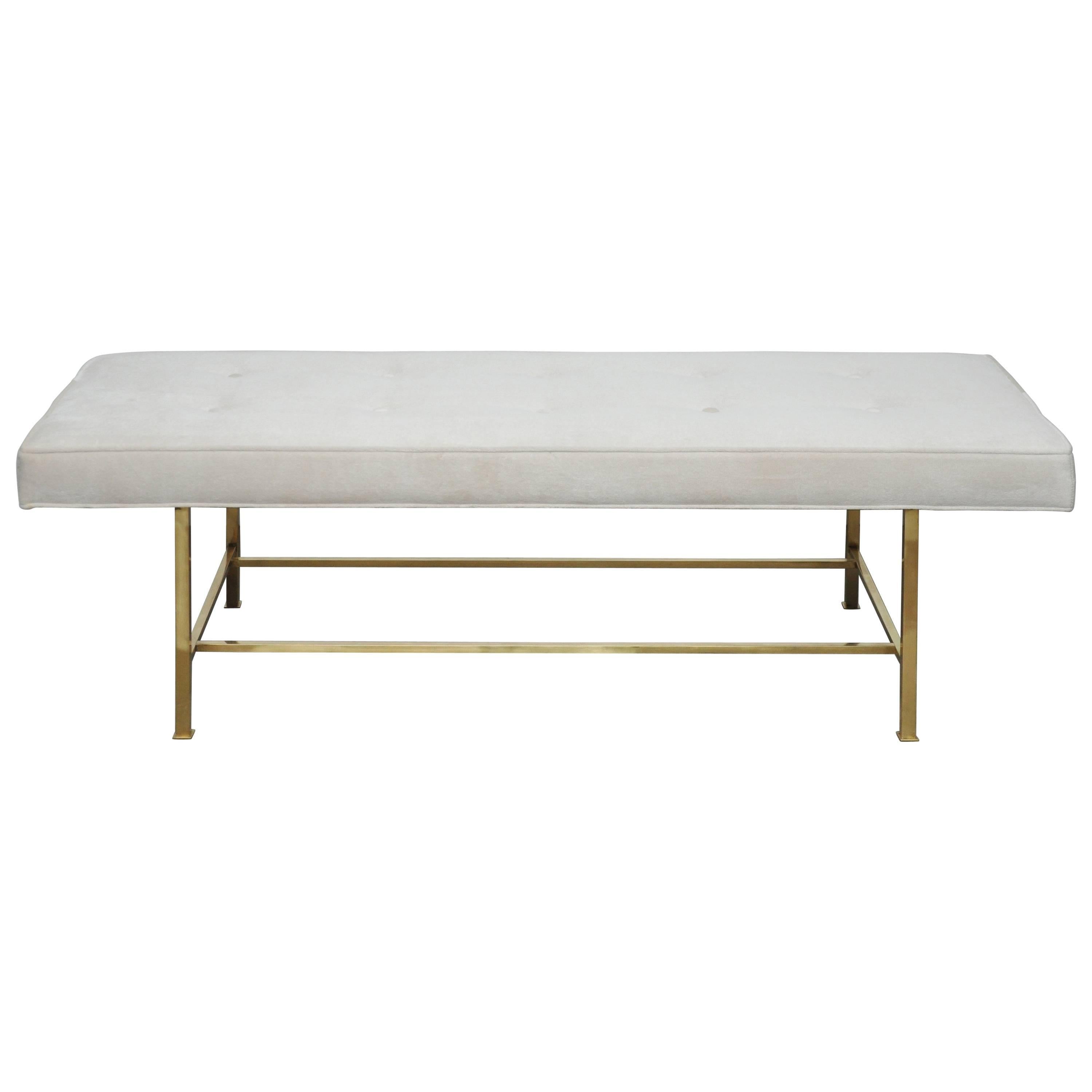 Harvey Probber Brass Frame Bench