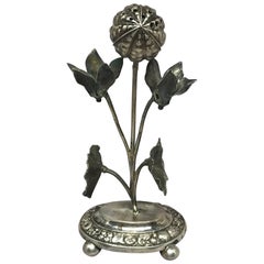 Spanish Silver Walnut Spice Box