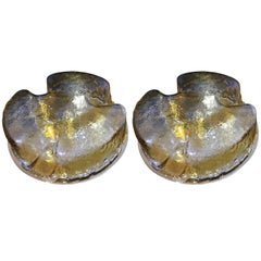 Mazzega midcentury Murano sconce Glass handblown 40 cm italian , 1960 Mazzega midcentury Murano sconce Glass handblown 40 cm italian , 1960