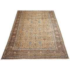 Persian Tabriz Rug with Abrash, circa 1900