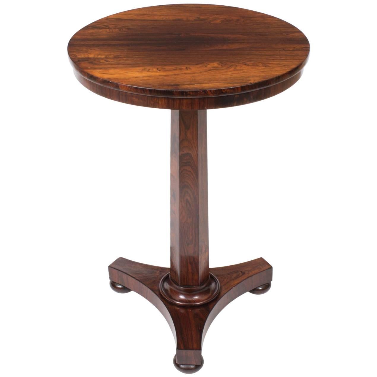 19th Century William IV Rosewood Occasional Table