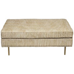 Harvey Probber Ottoman on Brass Legs