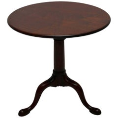 Antique George III Mahogany Birdcage Tripod Table