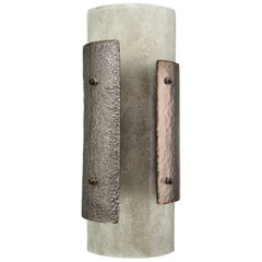 Torcello Wall Sconce in Murano Glass, Inspired by the Brutalist Era