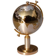 Mid-20th Century Brass Globe Cigarette Holder