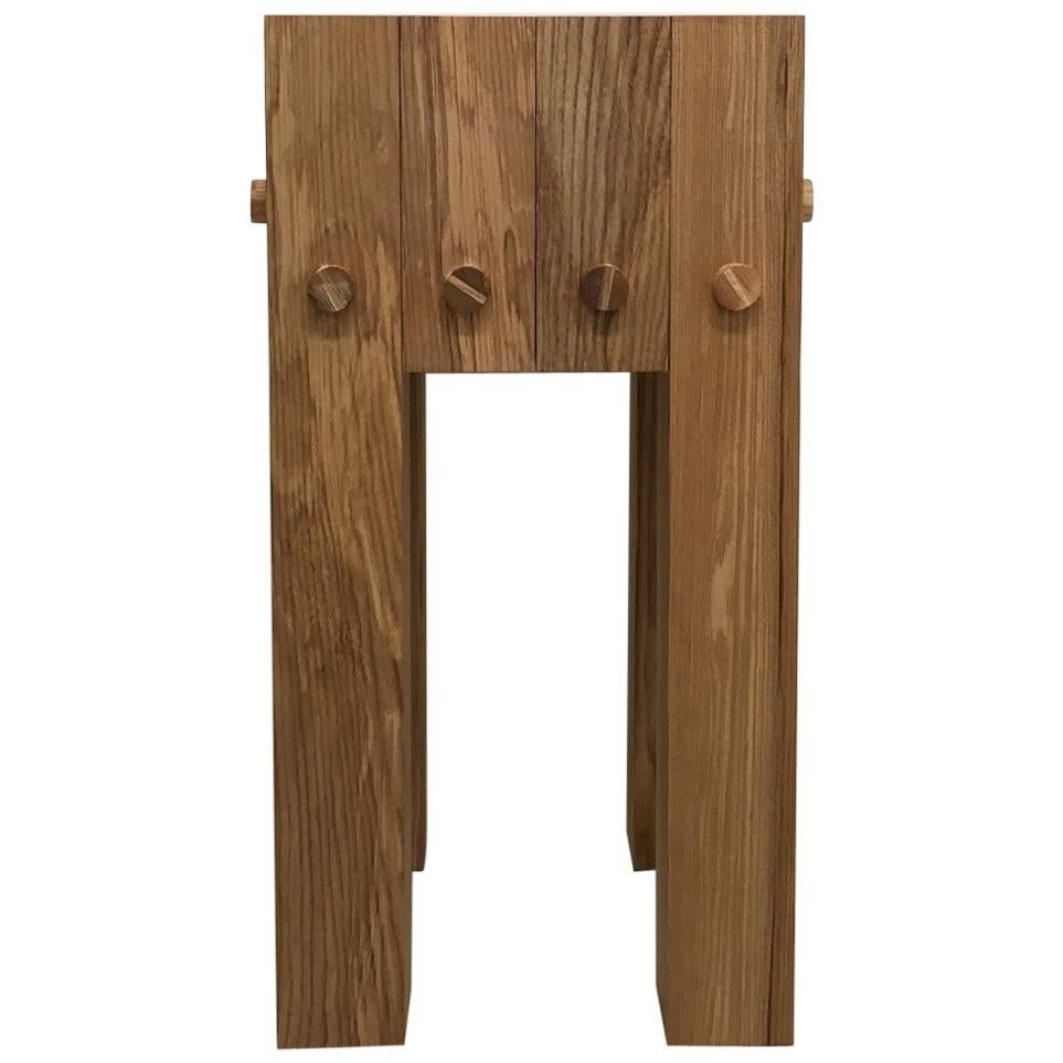Contemporary Wooden Stool For Sale