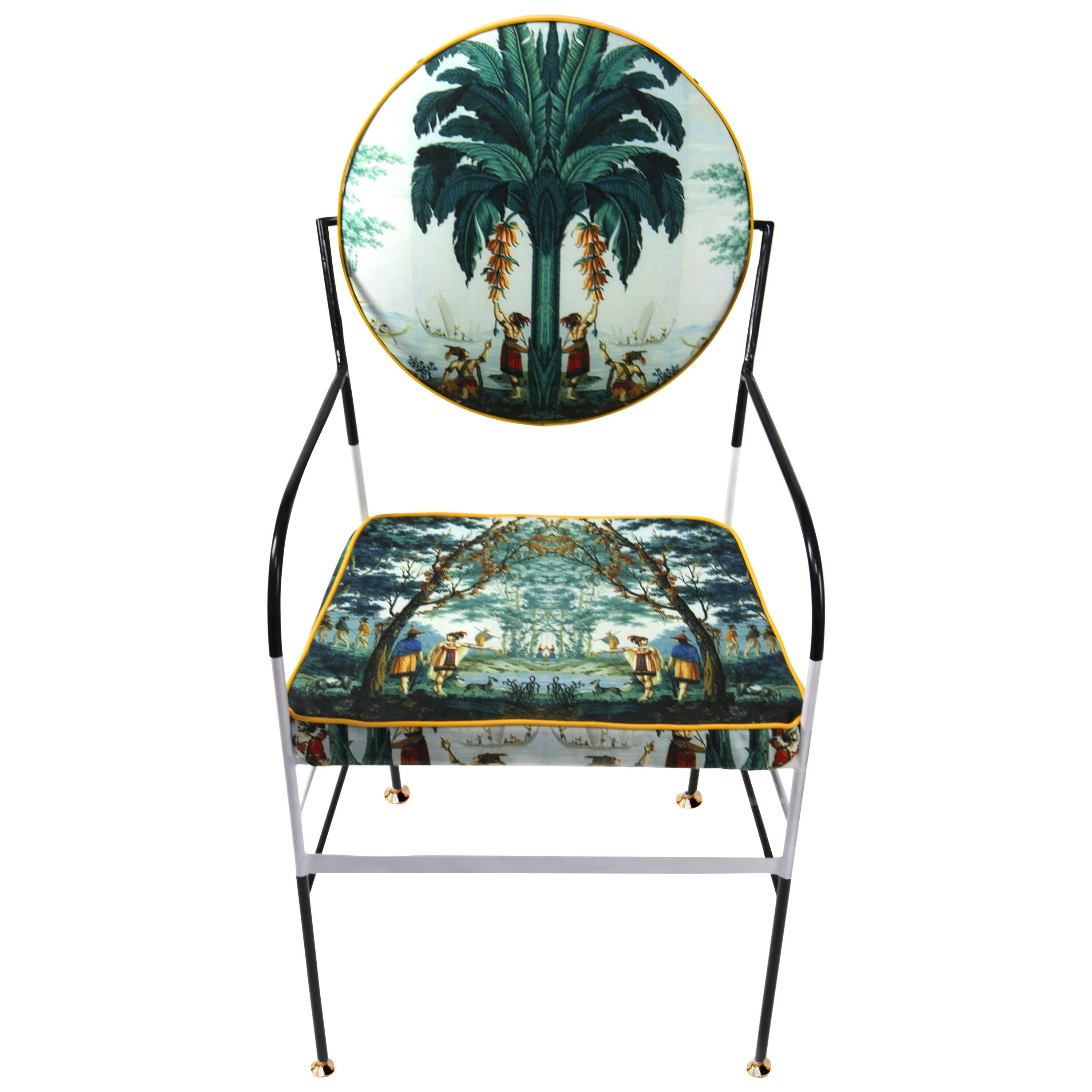Luigina Evasion Exotic Chair by Sotow, Handmade in Italy For Sale