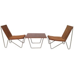 Verner Panton Bachelor Chairs and Table