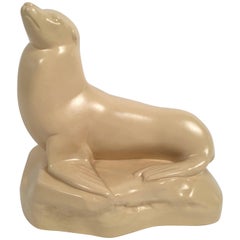 Vintage John Skeaping Wedgwood Pottery Sea Lion Sculpture