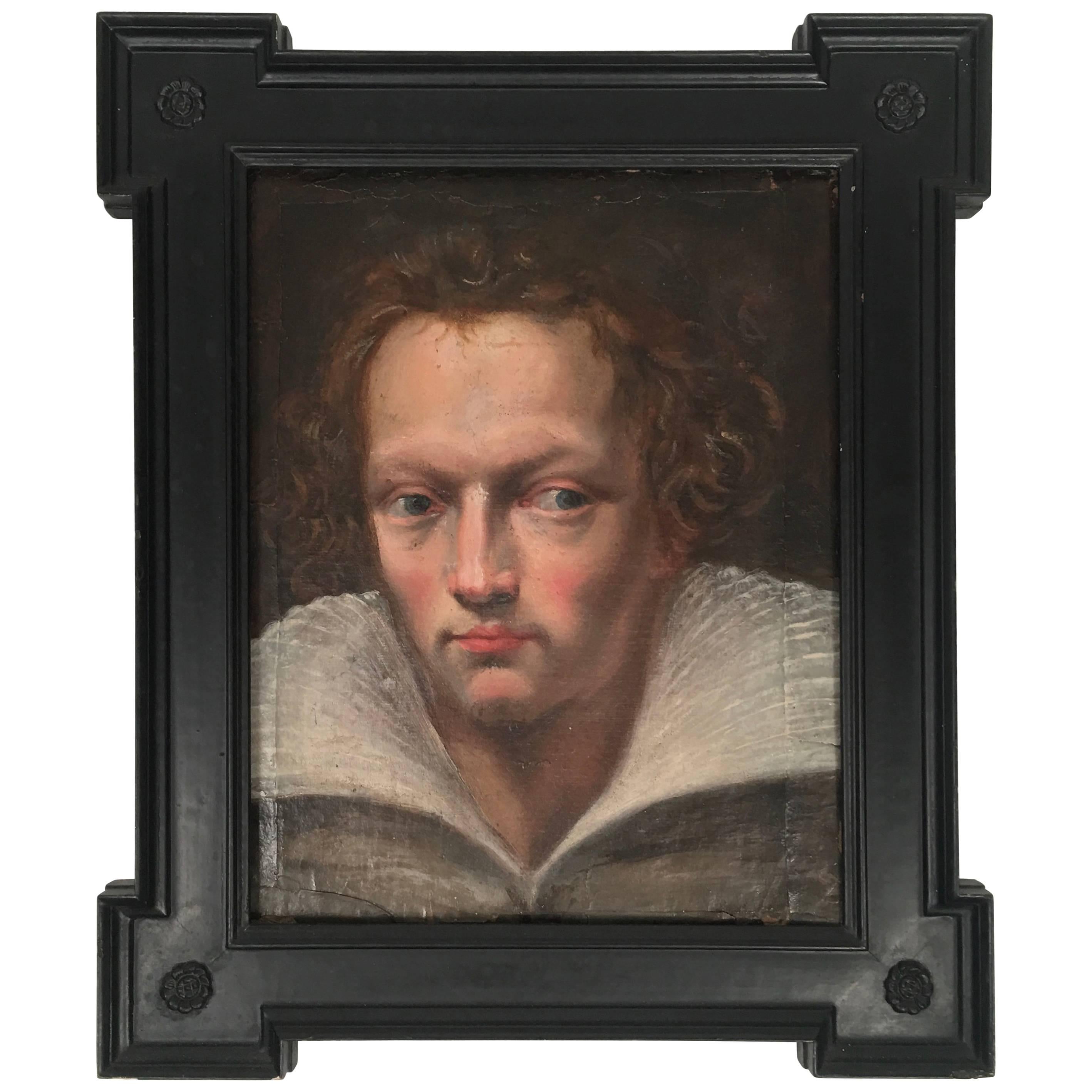 Old Master Painting Portrait of a Handsome Young Man