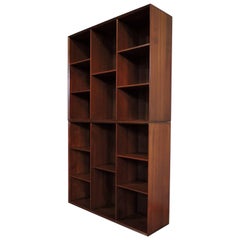 Midcentury Danish Modern Peter Hvidt Solid Teak Bookcase