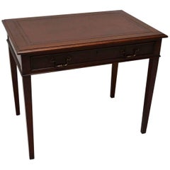 Antique Edwardian Mahogany Writing Table / Desk
