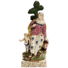 Early 19th Century Ralph Woods Type Staffordshire Figure of a Lady