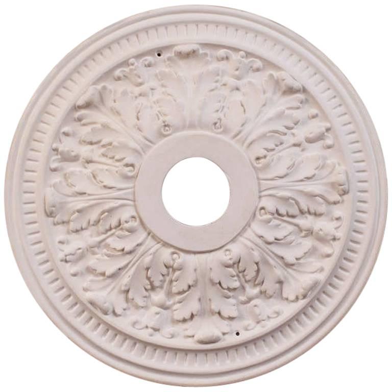 "Small Acanthus" Plaster Ceiling Medallions For Sale